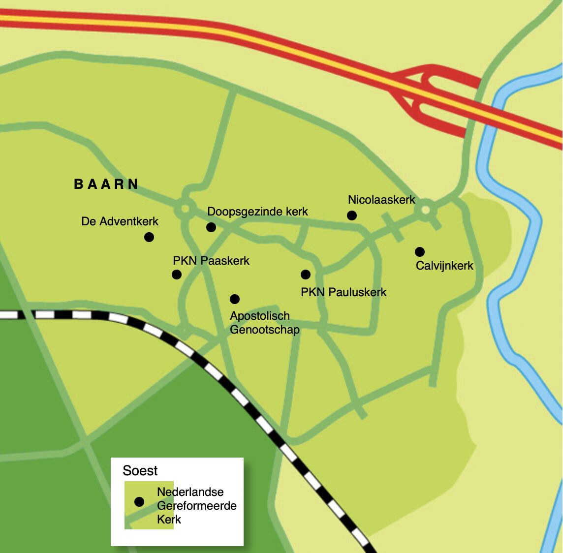 Plattegrond Baarn